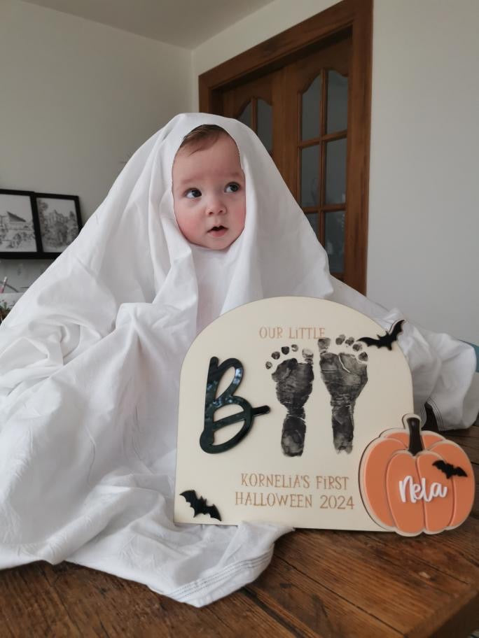 My First Halloween Plaque
