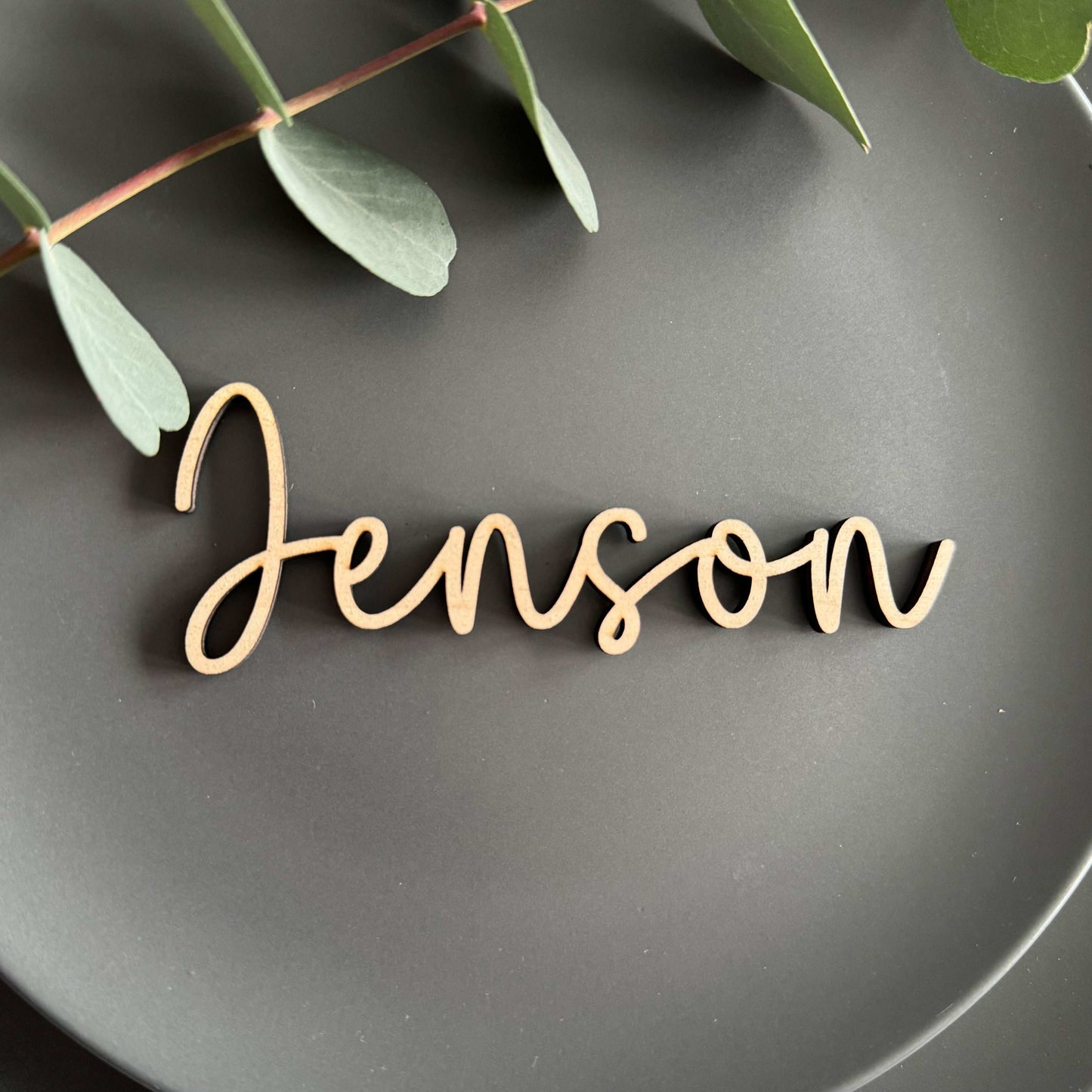 Wooden Name Place