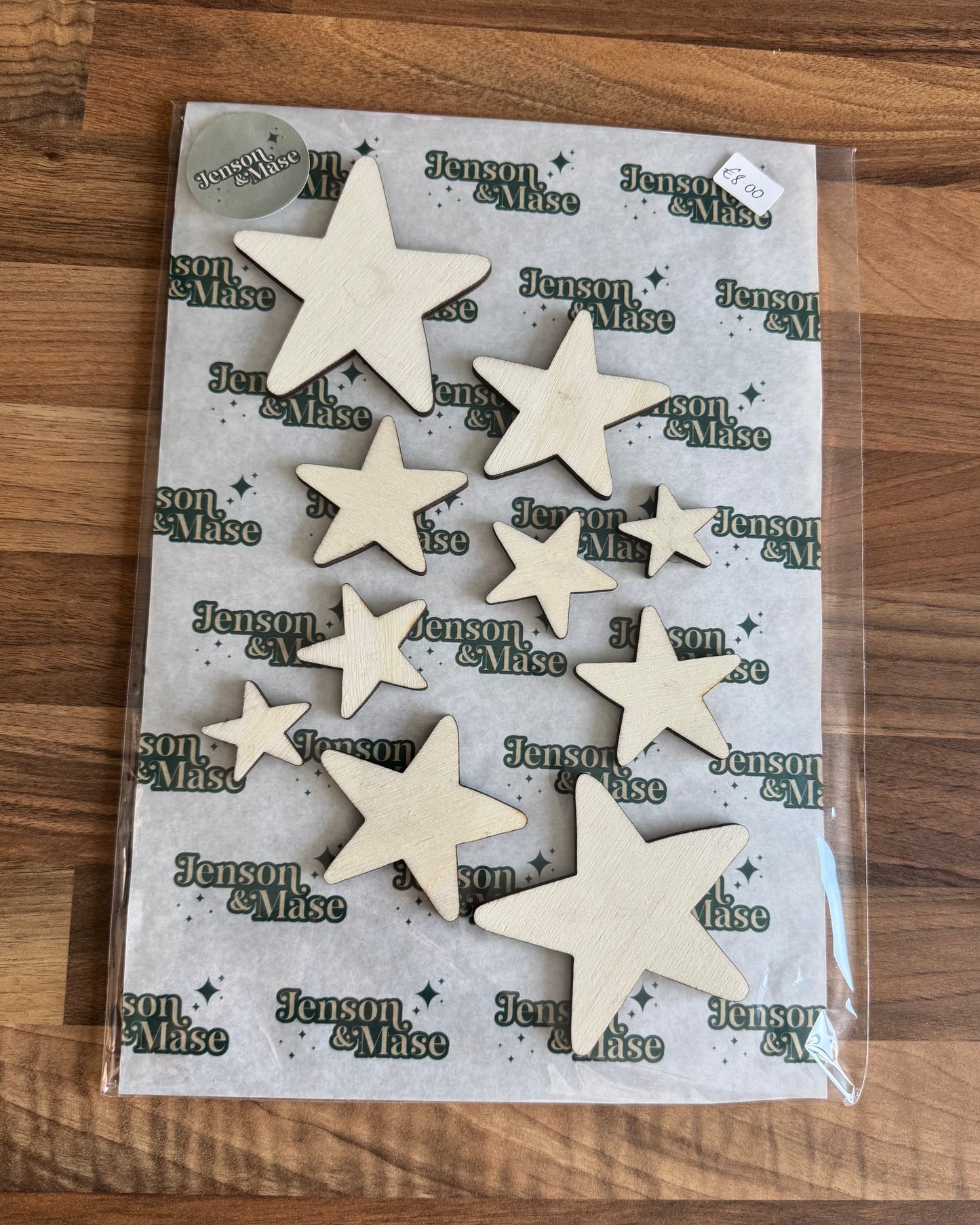 *CLEARANCE* Wooden Wall Stars