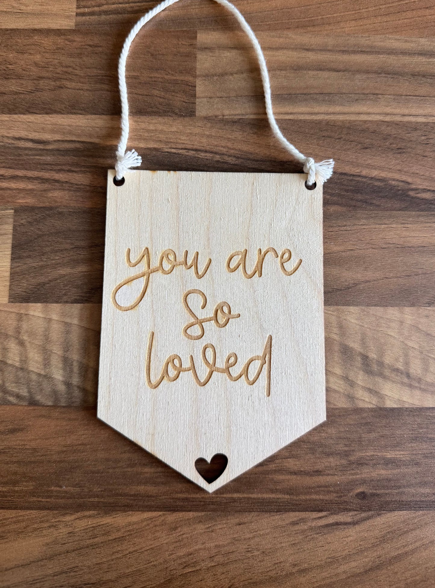*CLEARANCE* You Are So Loved Mini Pennant