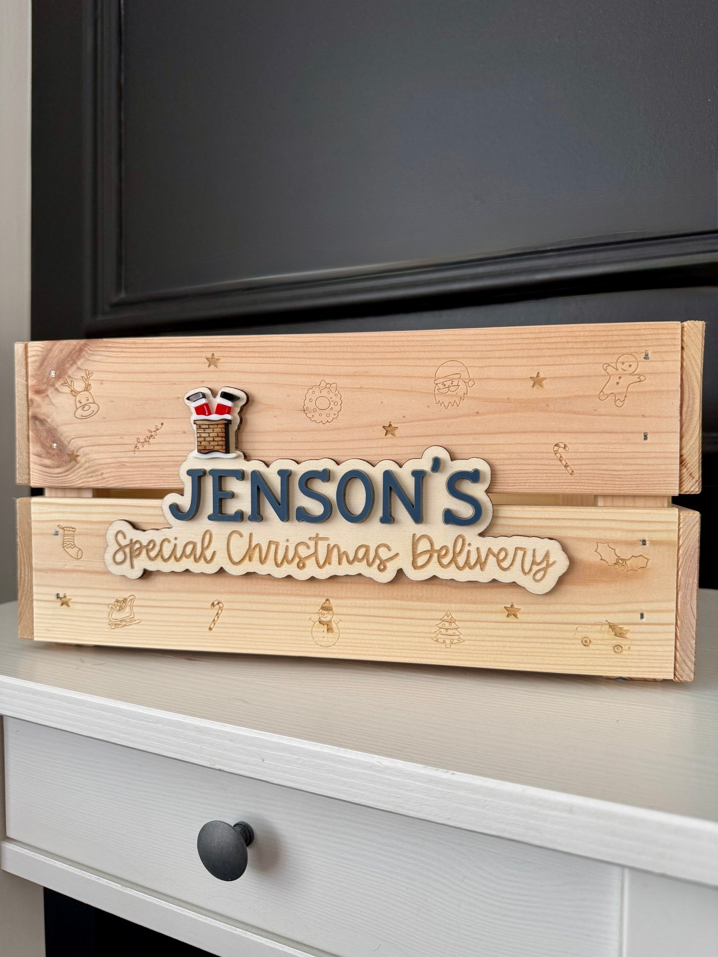 Personalised Christmas Crate *PRE ORDER*
