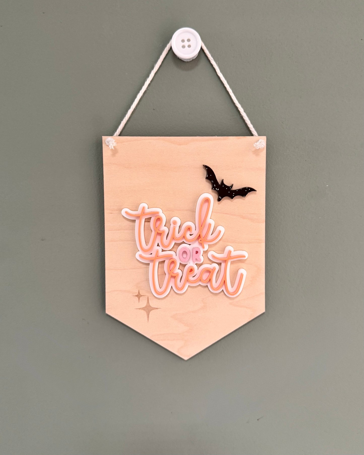 Trick or Treat Hanging Pennant