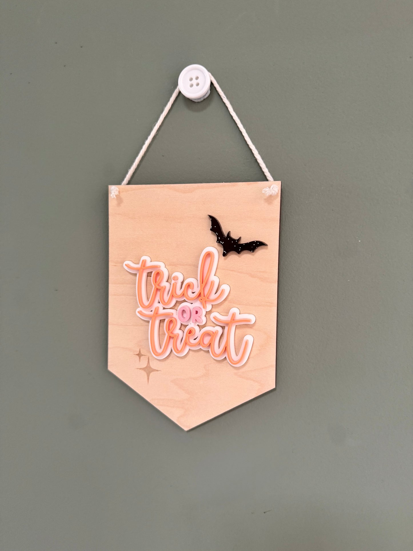 Trick or Treat Hanging Pennant