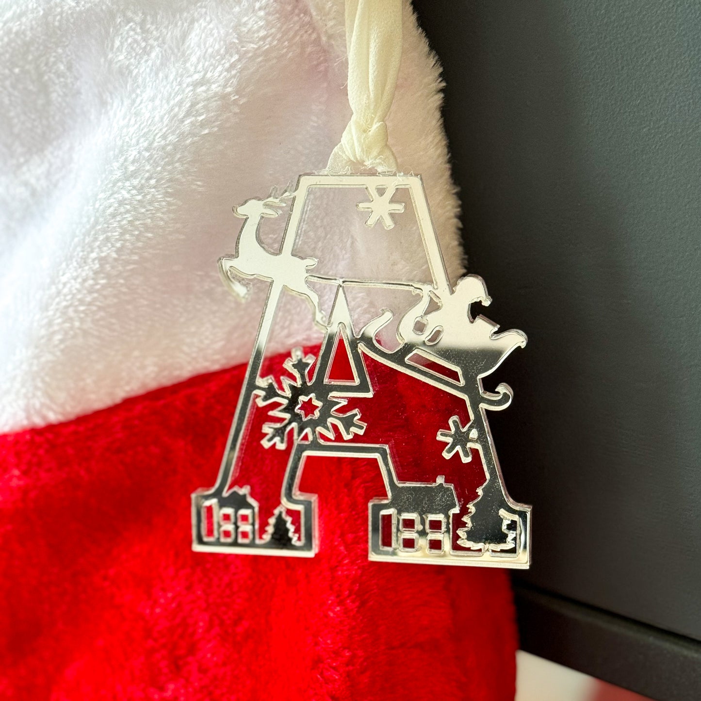 Santa Themed Letter Decoration