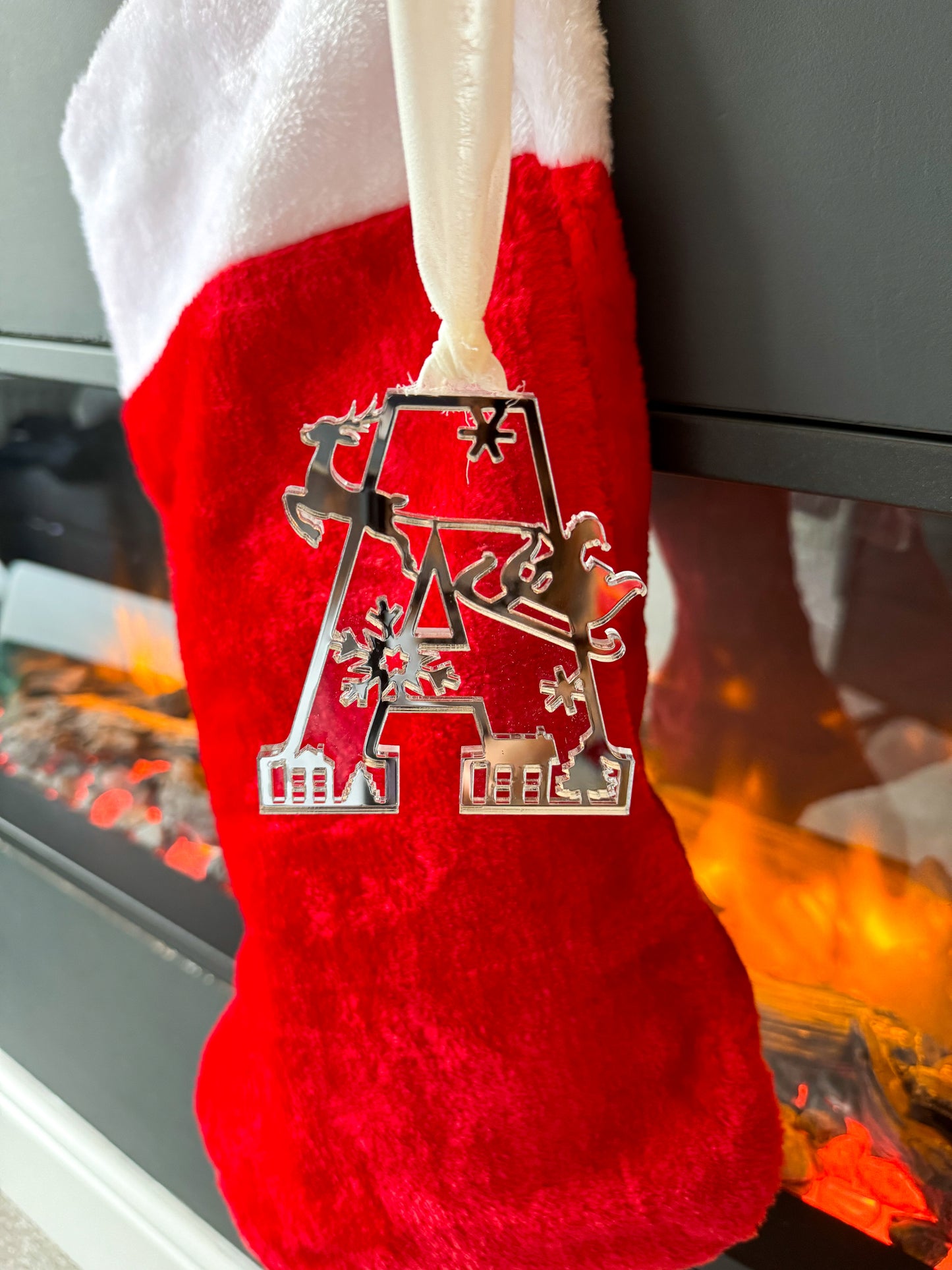 Santa Themed Letter Decoration