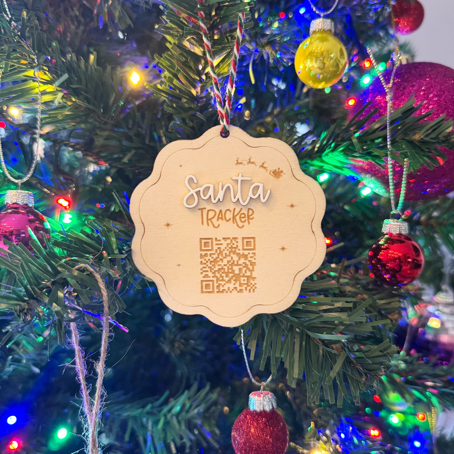 *CLEARANCE* Santa Tracker Hanging Ornament