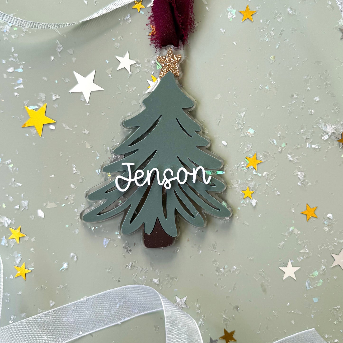 Personalised Christmas Tree Tag