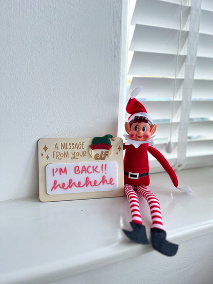 Naughty Elf Note Board