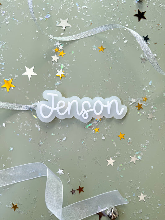 Personalised Name Tag