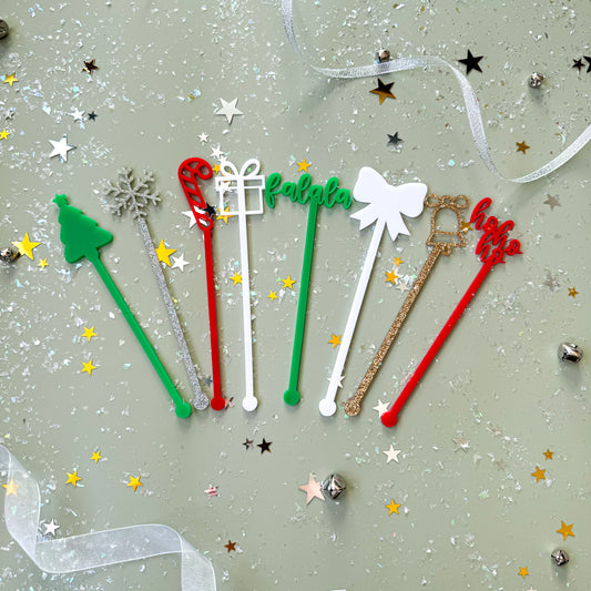 Christmas Drink Stirrers