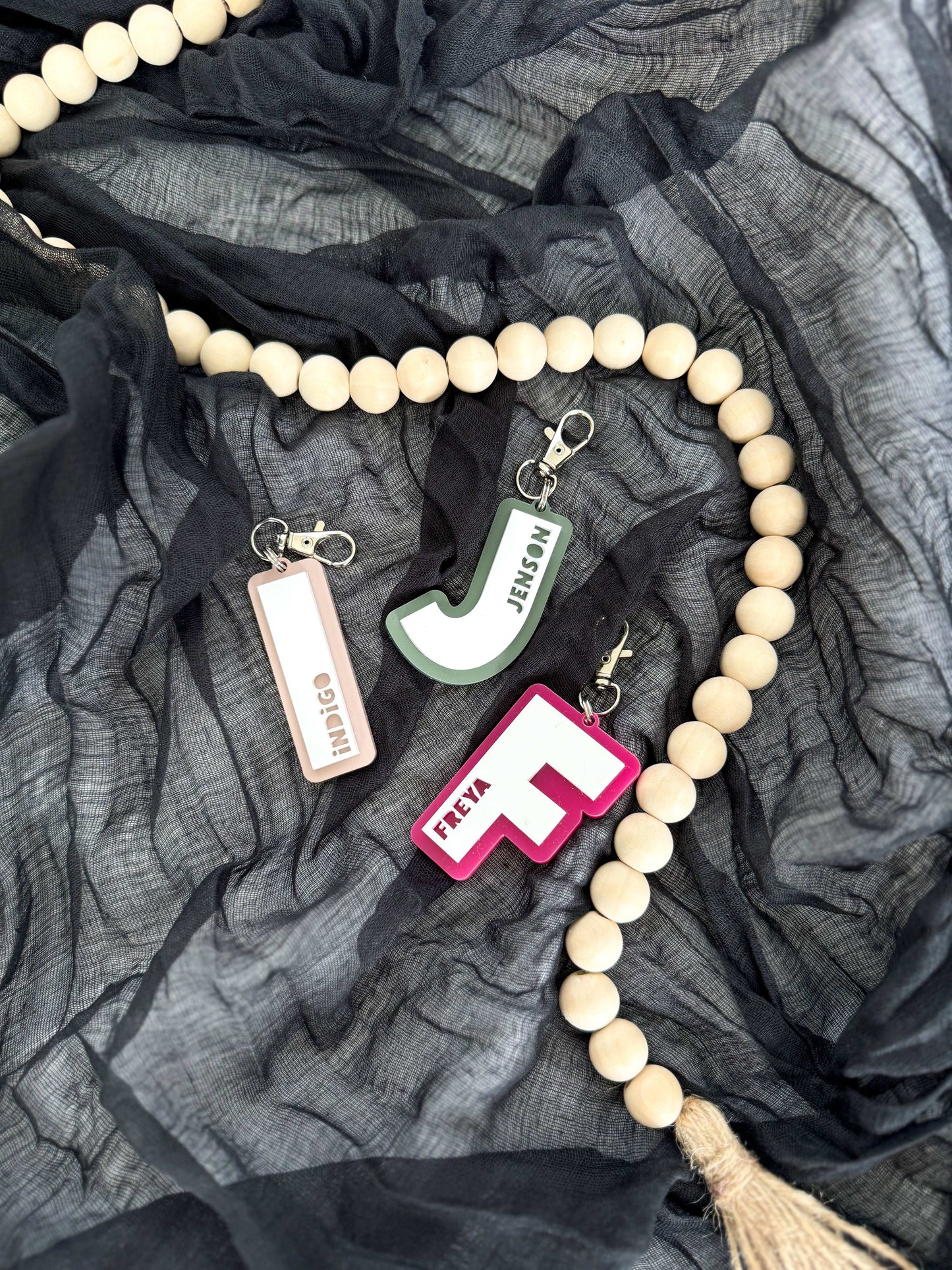 Double Layer Letter Bag Tag