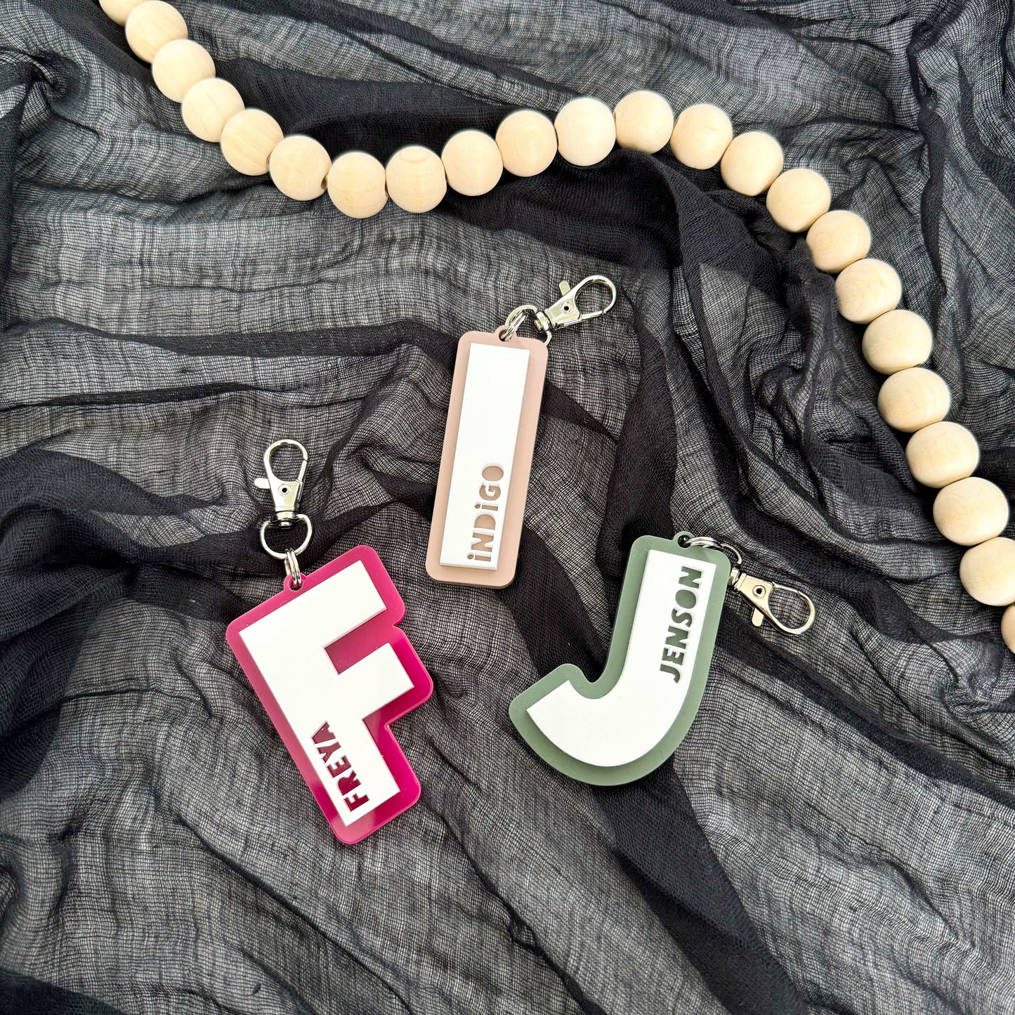 Double Layer Letter Bag Tag