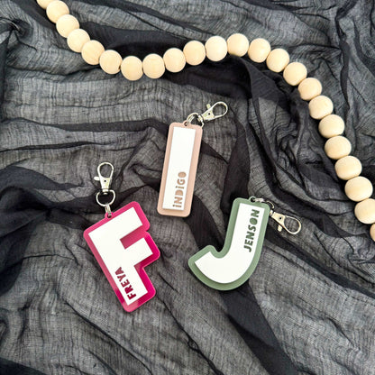 Double Layer Letter Bag Tag