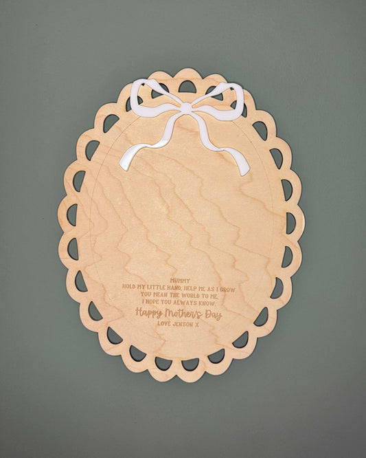 Personalised Mother's Day Handprint Plaque