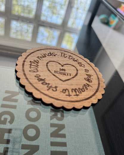 Personalised Teacher Coaster