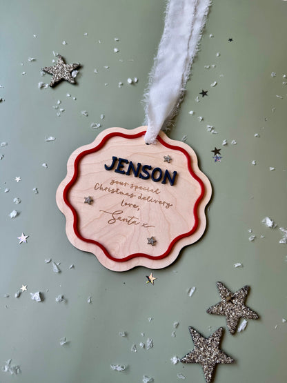 Personalised Love Santa Tag