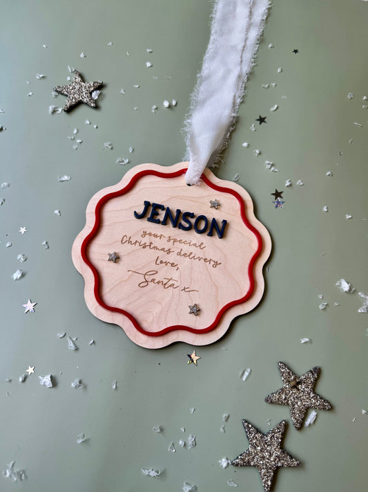 Personalised Love Santa Tag