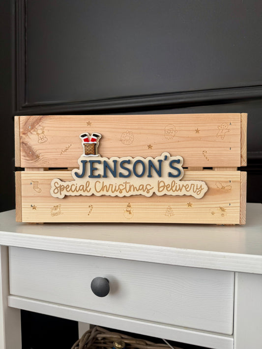 Personalised Christmas Crate *PRE ORDER*