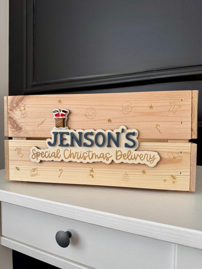 Personalised Christmas Crate *PRE ORDER*