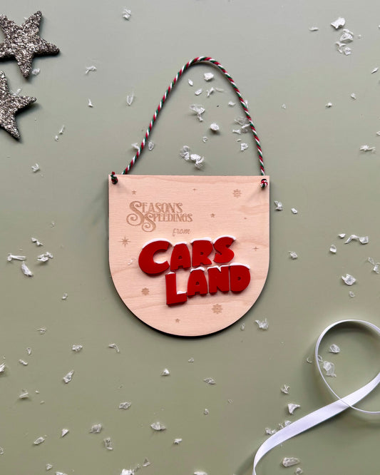 Christmas Cars Land Mini Banner