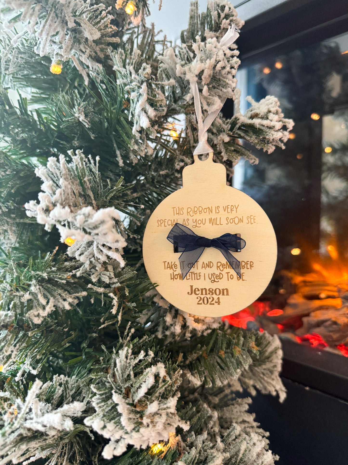 Personalised Christmas Memory Bauble