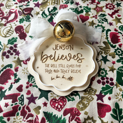 Personalised Believe Bell