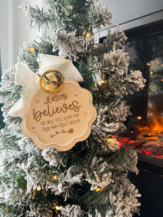 Personalised Believe Bell