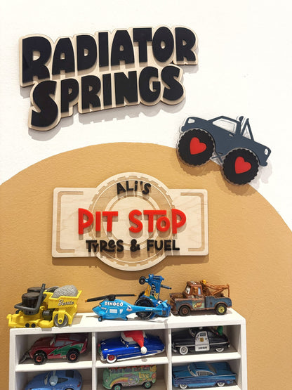 Monster Truck Wall Sign