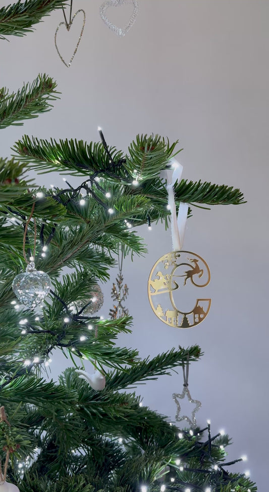Santa Themed Letter Decoration